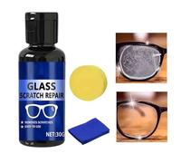 Eliminador De Arañazos Para Lentes | Loción Limpiadora de 30 ml para Reparar Rayas en Cristales,Crema Limpiadora para Lentes con Tratamiento - Para Gafas de Sol, Parabrisas, Pantalla, Teléfono, Cámara