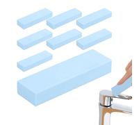 Eliminador de arañazos Stainless Scratch Eraser, Rubber Stain Cleaner Steel Copper Aluminum Brass Silver, Scouring Pads for Pots Sink Stove Grill, Kitchen Cookware Appliance, 8 cm Orange Blue