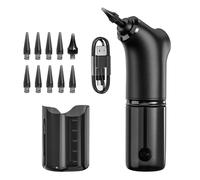 Eliminador de cerumen, limpiador eléctrico de oídos con 4 ajustes de presión, enjuague para el hogar con 10 puntas intercambiables, herramienta de limpieza de oídos, juego de limpieza de oídos