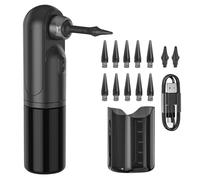 Eliminador de cerumen, limpiador eléctrico de oídos, enjuague de oído para uso doméstico, 4 modos, limpiador de oídos con 10 puntas para adultos y niños, IPX7 resistente al agua, eliminación de cera
