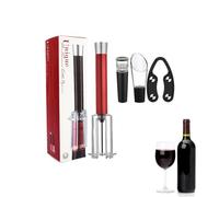 Eliminador de corcho, vertedor de aireador, abrebotellas de vino | Aguja para abridor de vino con agujas alargadas, juego de abridor de vino Wino the Go para cualquier ocasión, fiestas de