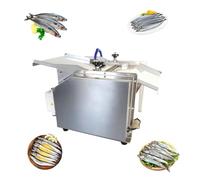 Eliminador de escamas de pescado y línea de procesamiento: clasificación automatizada, destripado, fileteado con envasado al vacío y congelación rápida individual