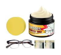 Eliminador de gafas | Pasta abrillantadora con revestimiento de 30 ml con esponja, eliminador de lentes - para la limpieza de pantallas de coche, relojes, teléfonos y cámaras