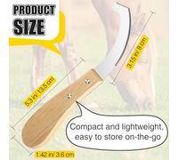 Eliminador de Huevos de Mosca Bot para Caballos | Herramienta Para La Eliminación,Cuchillos Para Huevos Bot - Para Entusiastas De Caballos Jinetes Grooms Y Gerentes De Establos