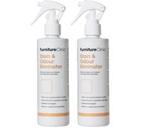 Eliminador de manchas y olores de Furniture Clinic - Limpia y elimina los olores de perros, gatos y humanos - Neutralizador de orina activado por enzimas - Spray ambientador de alfombras - 500 ml