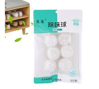 Eliminador de olores de bolas de zapatos,Bolas de olor de zapatos, 6 piezas desodorante de bota eliminador de olor de zapato, comedores de olores para zapatos, eliminador de olores