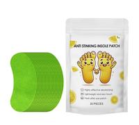 Eliminador de olores de zapatos - Parche desodorante para zapatillas, parches de eliminación de olores para plantilla, 20 piezas de larga duración | Adhesivo refrescante antiolor para bota