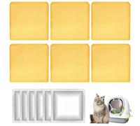 Eliminador De Olores Para Arenero Gatos Autolimpiable: 6 Piezas Desodorante De Cajas De Arena Para Gatos, Eliminador De Olores Para Inodoro De Gato, Pet Scent Eliminator, Eliminadores De Olores
