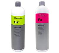 Eliminador de olores para coche Fresh Up Fu 1 litro + Green Star Gs limpiador universal de 1 litro Koch Chemie