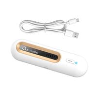 Eliminador De Olores Recargable, Desodorante Natural Ambientador De, 14 Cm X 5 Cm, Limpiador De Aire para Auto Pequeño, Base De Carga USB, para Dormitorio, Sala De Estar, Armario, RV, Mascota