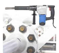 Eliminador de Óxido Industrial Portátil Compatible con 2x180mm/3x180mm, Pistola de Desoxidación con Agujas, Herramienta de Limpieza para Eliminar Óxido, Escoria de Soldadura y Pintura,220V