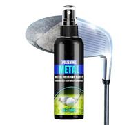 Eliminador de óxido para palos de golf - 100 ml de pulido y detergente portátil | Limpiador de hierros de golf en espray de metal | para campo de golf al aire libre diario viaje equipo deportivo