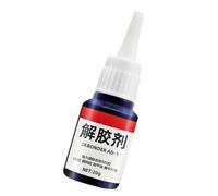 Eliminador de pegamento, 20 g, removedor de pegamento instantáneo, transparente, para coche, removedor de restos de pegamento, multifuncional, para pegamento de uñas, metal,
