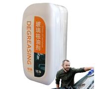 Eliminador de película de aceite de vidrio limpiador de parabrisas potente limpiador de parabrisas y eliminador de película de aceite contra la lluvia y la niebla, fácil de llevar, mejora la claridad