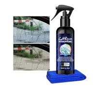 Eliminador de película de aceite para parabrisas de coche, 100 ml, spray de sellado para coche, abrillantador para neumáticos, muebles, garajes, interiores, exteriores, motocicletas