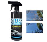 Eliminador De Película Grasa Para Ventana Del Coche - Limpiador De Cristales Para Coche 500ml - Agente Desengrasante Para Conducción Nocturna Invierno Viajes Largos Preparación Antilluvia