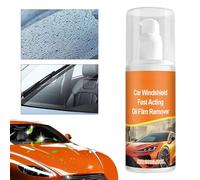 Eliminador De Películas Grasas Para Cristales De Coche - Solución Limpiadora De Residuos En Cristales De Automóvil | Protector Invisible Impermeable Antivaho, Elimina Manchas De Agua En Parabrisas Y V