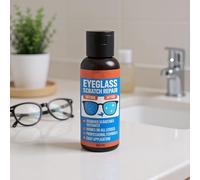 Eliminador de Rayas para Lentes,Reparadora para Eliminar,Reparacristales Con Esponja - Para Uso en Hogar Exteriores Viajes Interiores Oficina Vacaciones