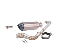 Eliminador de ruido Deslizamiento Para NMAX125 NMAX155 NMAX 125 155 2014-2017 Escape De Completo Moto Tubo Delantero Con Silenciador(D)