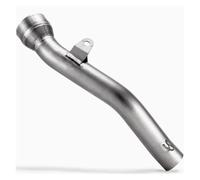 Eliminador de ruido Sistema De Escape Deslizante Del La Tubería Enlace Medio Moto Para ZX-10R ZX10R 2021-2022 2023-2024(Un titanio)