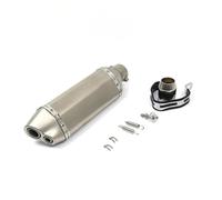 Eliminador de ruido Tubo De Escape 51 Mm Para Motocicleta Silenciador DB Killer Ideal Pitbike Motocross Y Para Piaggio Cafe Racer(incógnita)