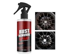 Eliminador Manchas Óxido - Aerosol Acción Rápida 100 Mililitros - Quitaóxido Líquido para Superficies Metálicas | Apto para Aluminio, Cromo, Plata, Latón, Acero, Hierro, Bujes de Freno, Ruedas, Coches