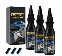 Eliminador Quitar Eayas Arañazos Coche Vehículos, Upgrade Car Scratch Remover Kit with Wipe Sponge, Car Polishing Wax Scratch Remover for Deep Scratches