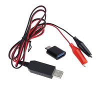 Eliminadores de batería AA/AAA/C/D Tipo C USB 5V a 3V Cable reductor Convertidor de voltaje para control remoto Luces LED Tipo C Adaptador Reemplazar Baterías Fuente de alimentación 3.3V Electrónica