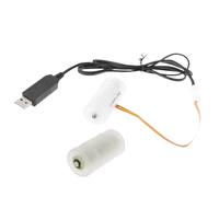 Eliminadores de batería LR14 C de 3 V, fuente de alimentación USB, repuesto de 2 baterías C de 1,5 V para reloj, cámara de juguete, tiras de Navidad, reloj de luz, alternativa a la batería