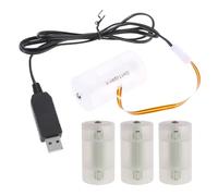 Eliminadores De Batería LR20 D Fuente Alimentación USB Reemplaza 4 Baterías 1 5 V Elimina Cable para Reloj Luz Navideña Sin Kit Reemplazo