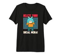 Eliminar su declaración de desintoxicación de Vida Digital analógica en Redes sociales Camiseta Premium