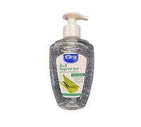 Elina - Gel higiénico para manos y superficies 2 en 1 con dispensador de aloe vera, 300 ml
