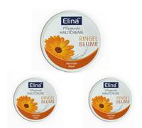 ELINAmed Crema para la piel de caléndula, 3 x 150 ml