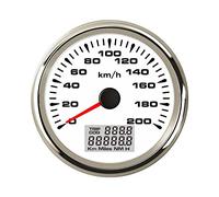 ELING Auto GPS Velocímetro Velómetro 0-200KM/H Velocidad Odómetro Kilometraje para carreras de autos Motocicleta con luz de fondo 85mm