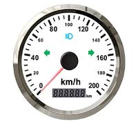 ELING Auto Moto GPS Velocímetro Kit Odómetro 0-200km/h Kilometraje 85MM con luz de fondo