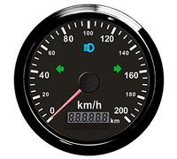 ELING GPS Velocímetro 200 km/h para Coche Motocicleta ODO Kilometraje 85mm 12V 24V Impermeable