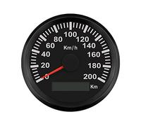 ELING KM GPS Velocímetro Odómetro 200KM/H para Auto Marine Truck con retroiluminación 85mm 12V/24V