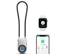 eLinksmart Candado de cordón, candado de cable de huellas dactilares, candado de aplicación para teléfono móvil, cerradura de equipaje, cerradura de muebles, taquilla, resistente al agua
