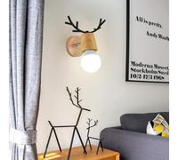 ELINKUME Aplique de Pared Creativo de Asta,Moderna Lámpara Pared E27 de Interior con Cabezal Ajustable,Aplique Decorativo para Habitación Infantil,Dormitorio,Interesante regalo para niños y familiares