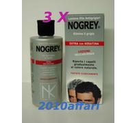 Elio Nogrey Loción Extra Con Queratina Antigris 200 Ml - 3 Paquetes