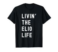 Elio viviendo la Vida de Elio Nombre Divertido Camiseta gráfica económica