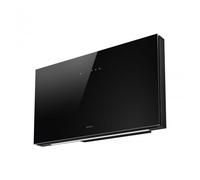 Elíptica Plat BL/F/80 Campana Pared Aspirante Control Táctil Vidrio Negro