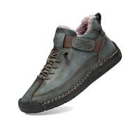 Elira - Zapatillas deportivas cómodas y ergonómicas con banda elástica ajustable, ideales para senderismo, camping y conducción, color blanco, Verde militar., 40 EU Ancho