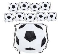 ELISA BOTELLA Lote Mochilas Sports balón de fútbol. Mochilas de futbol, regalo eventos cumpleaños, regalo comunion niño (Lote 10 mochilas Balón de Fútbol)