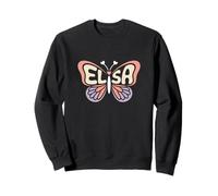 Elisa Butterfly - Arte de Palabras con Nombre Personalizado Sudadera