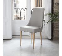 Elisa silla tapizada gris