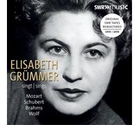 Elisabeth Grumm Elisabeth Grümmer Sings Mozart, Schubert, (CD) (Importación USA)