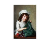 Élisabeth Louise Vigée Le Brun Mademoiselle Brongniart Classic Masterpiece Poster Wall Art Scroll Canvas Painting Picture Living Room Decor Home 20 x 30 cm