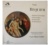 ELISABETH SCHWARZKOPF/CHRISTA LUDWIG/NICOLA GEDDA/NICOLAI GHIAUROV - VERDI REQUIEM VINYL DBLE LP[HMV ANGEL SERIES SAN133]1964