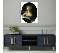 Élisabeth Vigée Le Brun "Madame Grand", lienzo impreso, pintura estética, obra de arte, fondo, decoración del hogar (80 x 90 cm, sin marco)